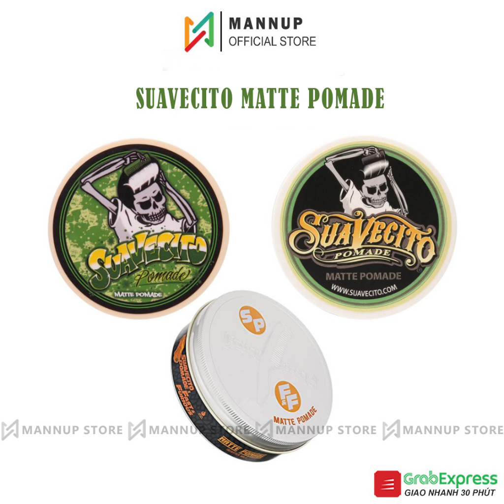 Sáp Vuốt Tóc Suavecito Matte Pomade 113g