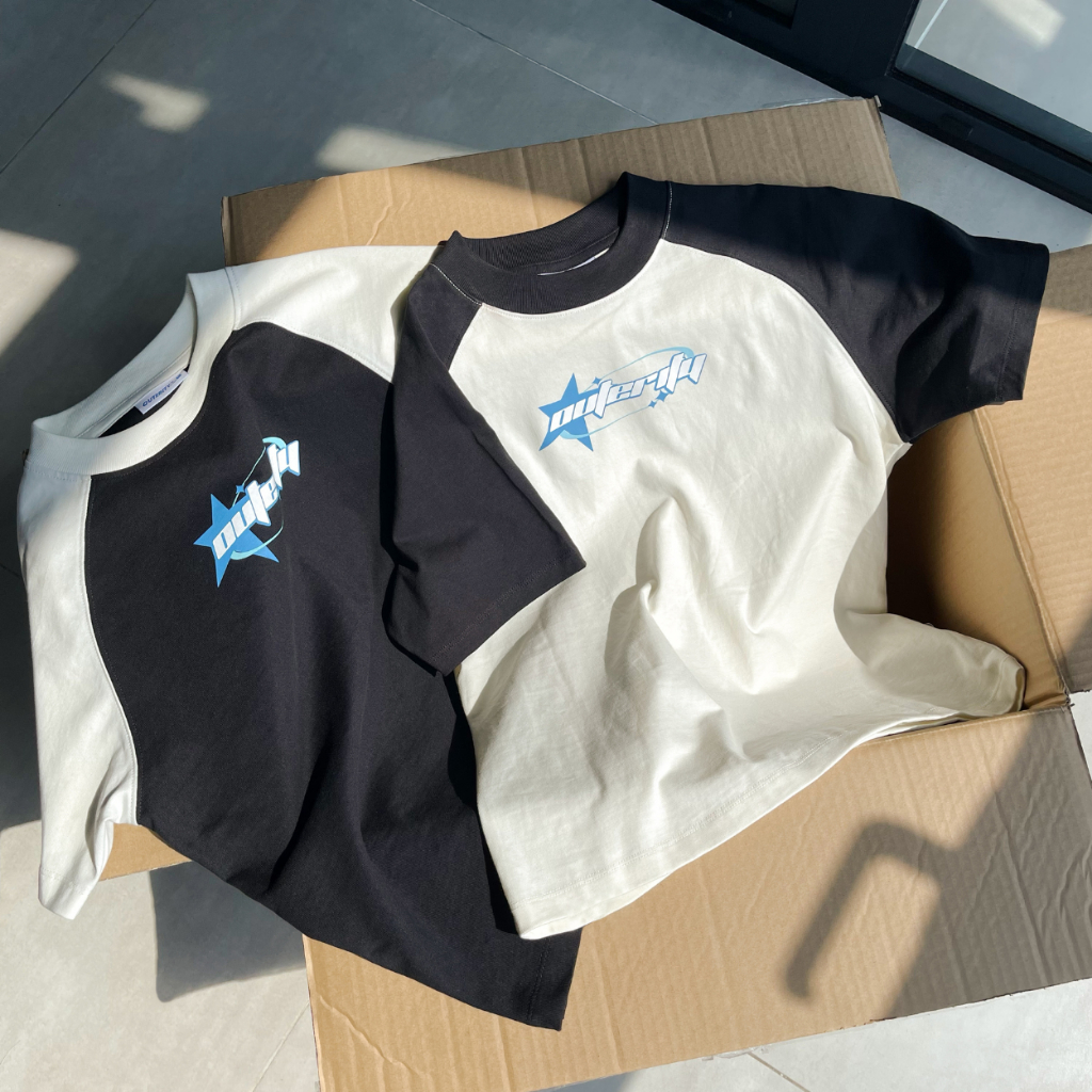 Áo Thun Phối Tay Baby Tee Raglan Outerity - Starlight Tee Unisex Nam Nữ Localbrand