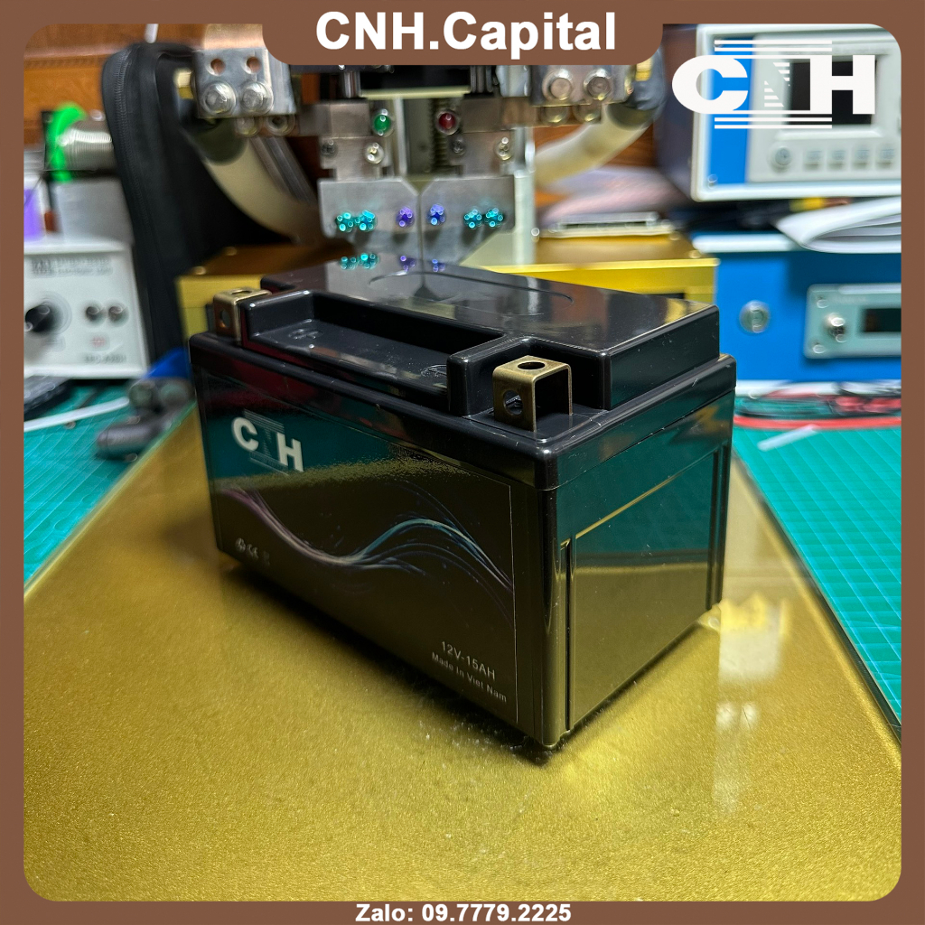 Bình ắc quy Lithium 12V - 15Ah thay thế cho Ắc quy xe máy