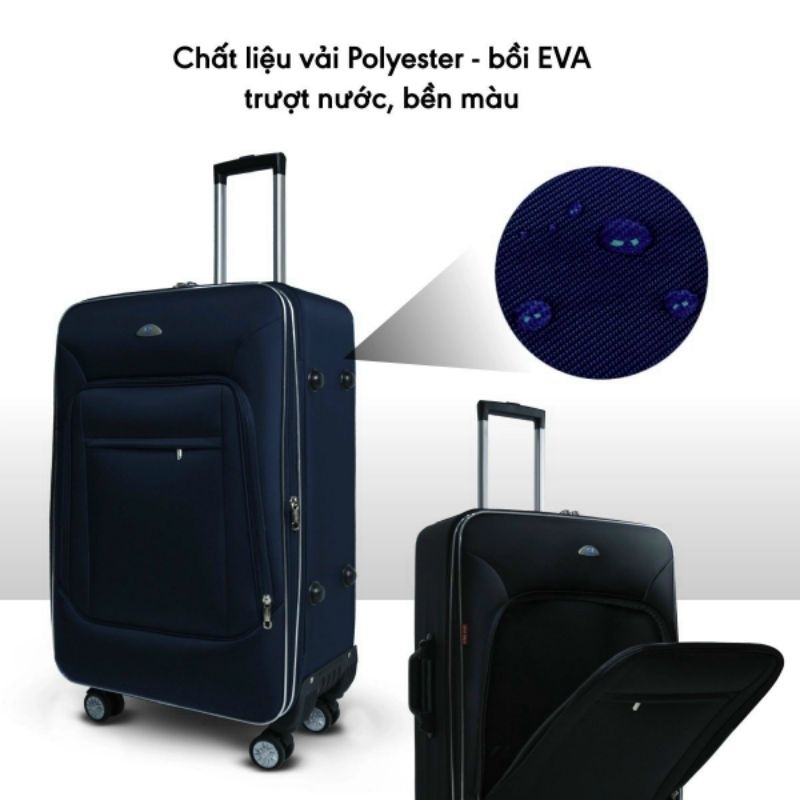 Vali Vải Size 24 Hùng Phát chính hãng, rẻ bền đẹp