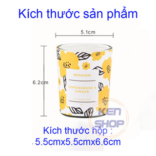 Nến Thơm Bông Hoa - Không Khói, Sáp Đậu Nành Thơm - Nến Tinh Dầu Thơm Mát