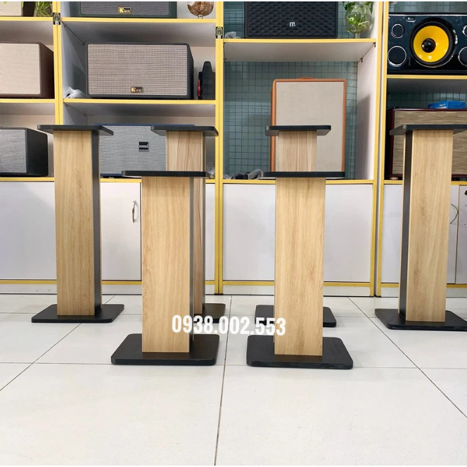 Chân Đế Để Loa Bằng Gỗ Cao 80cm