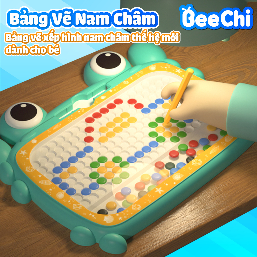 Bảng vẽ nam châm - Bảng vẽ xếp hình nam châm thế hệ mới dành cho bé