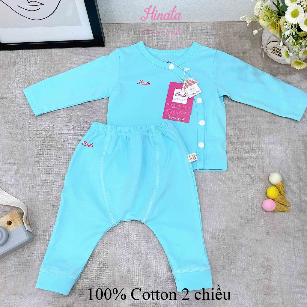 Combo 3 bộ dài mặc nhà cho bé unisex chất cotton BF48