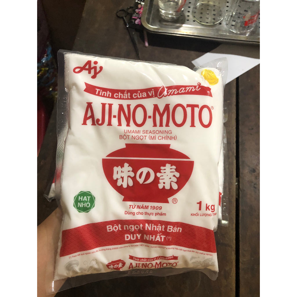 Mì chính, bột ngọt Ajinomoto gói 1kg hạt bé