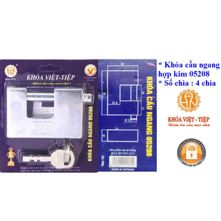 KHÓA CẦU NGANG HỢP KIM VIỆT TIỆP  208