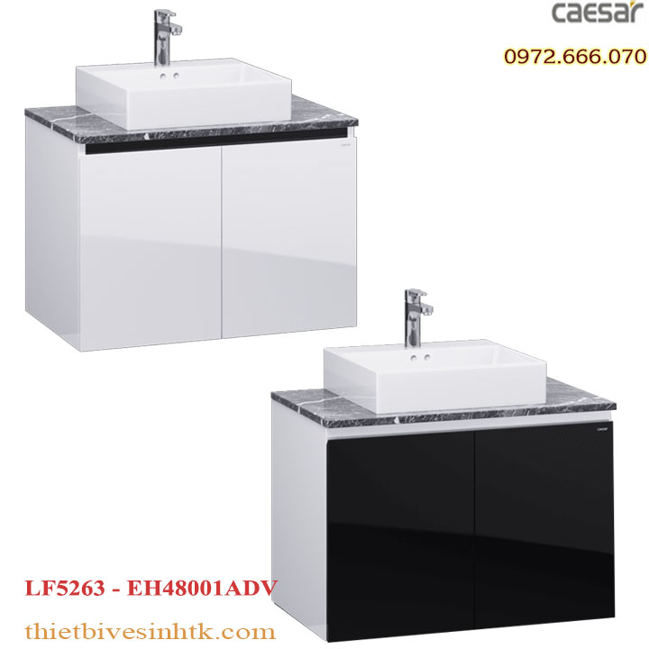 Lavabo và tủ treo tường của Caesar  LF5263 - EH48001AWV