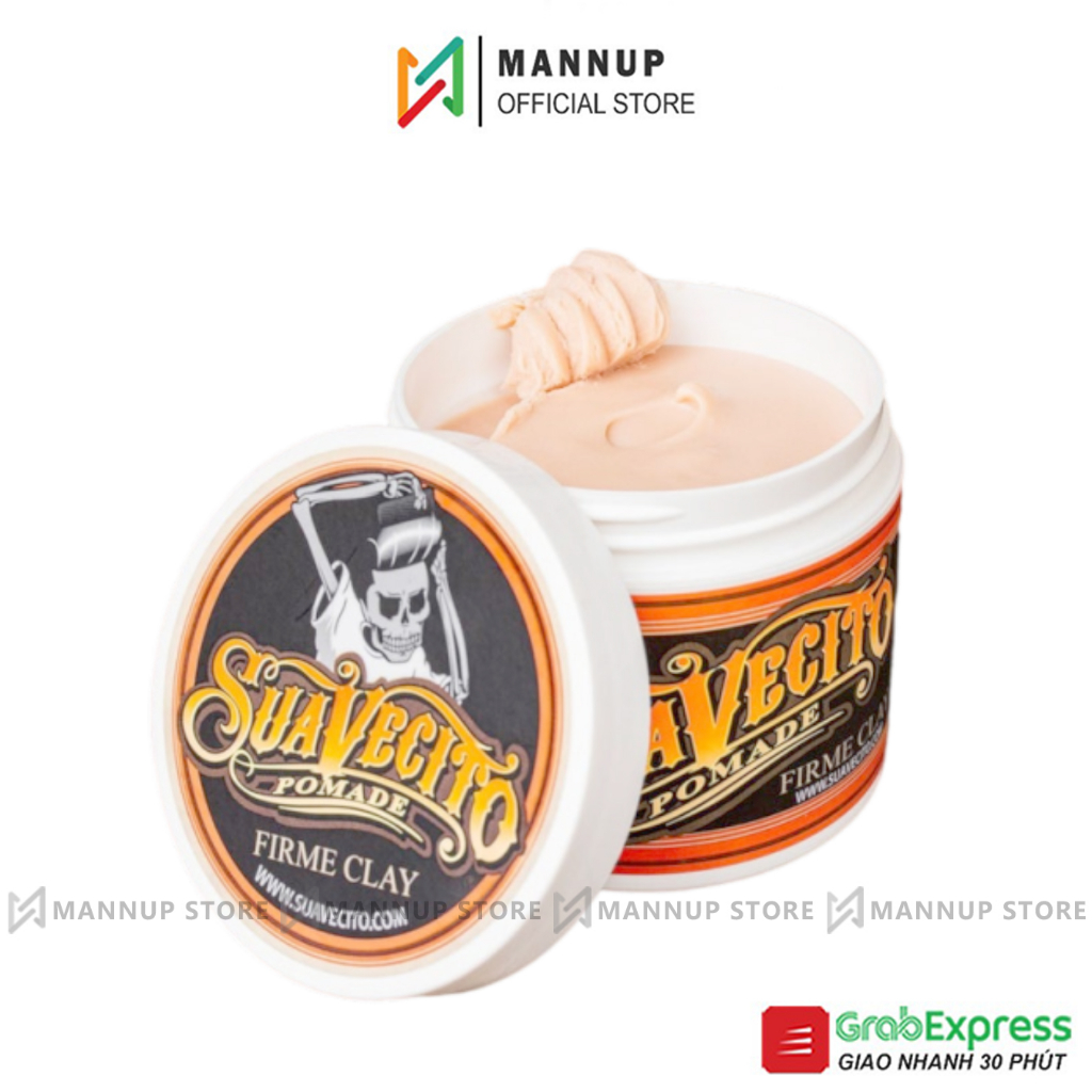 Sáp Vuốt Tóc Suavecito Firme Clay Pomade 113g