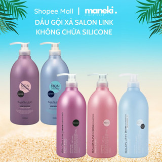  Dầu gội xả siêu dưỡng & phục hồi tóc không chứa Silicone Salon Link Repair & Protect Extra - Maneki 
