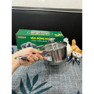 QUÁNH 1 ĐÁY INOX size 16cm(Đun được bếp từ)