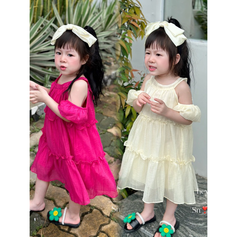 Váy tơ 2 lớp Cho Bé Gái 8-36kg