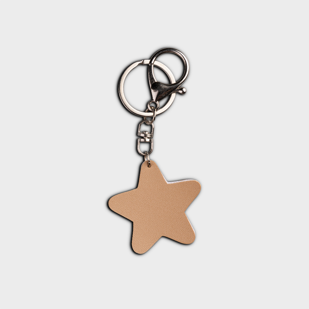 Móc khóa da hình ngôi sao YUUMY Seasand YMK18