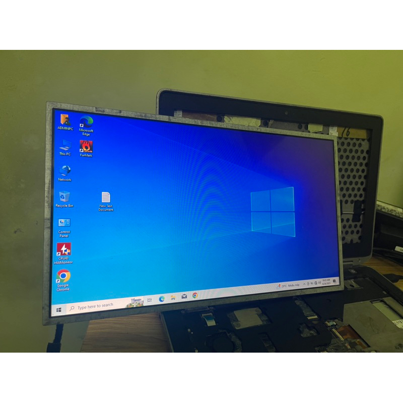 Màn 15,6 inch loại dày 40 pin cũ zin đẹp bóc máy như ảnh không đốm, không hở sáng