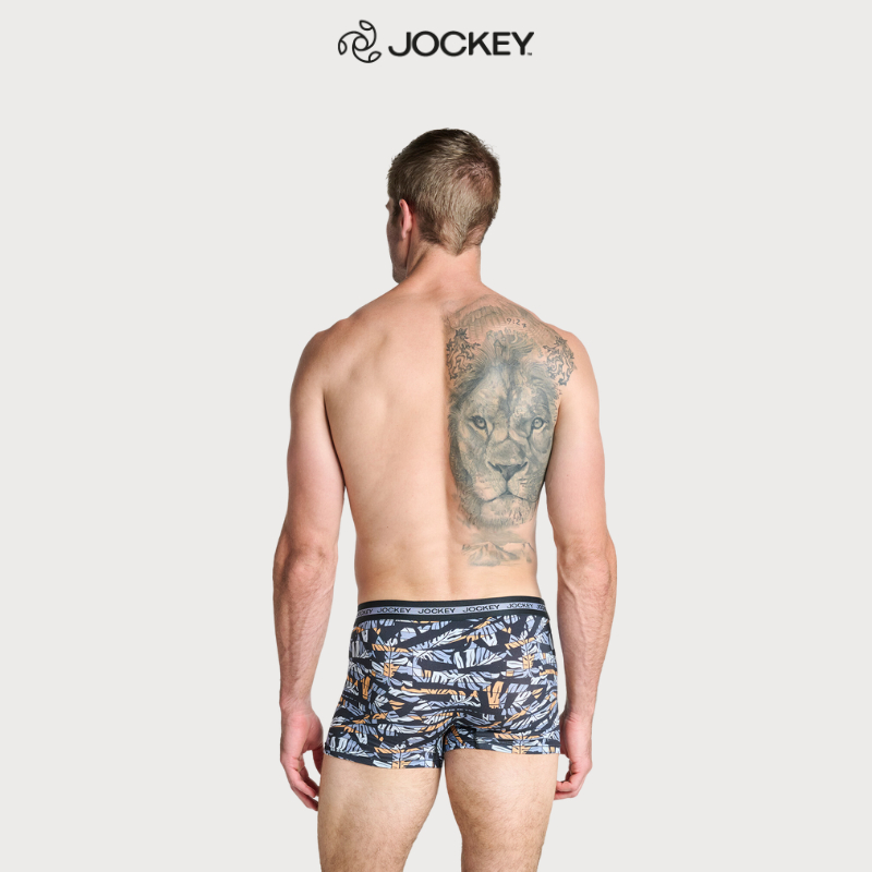 Quần lót Nam Jockey USA Cotton Modal họa tiết dáng trunk - 1288