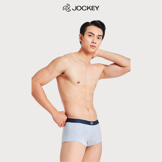 Quần Lót Nam Thun Cotton Jockey Dáng Trunk Co Giãn Thoải Mái Màu Xám melange - J1247_P1