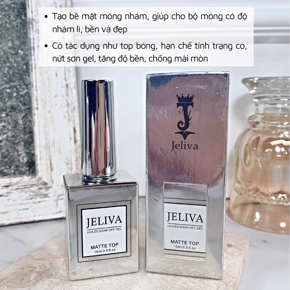 Sơn top lì JELIVA 15ml