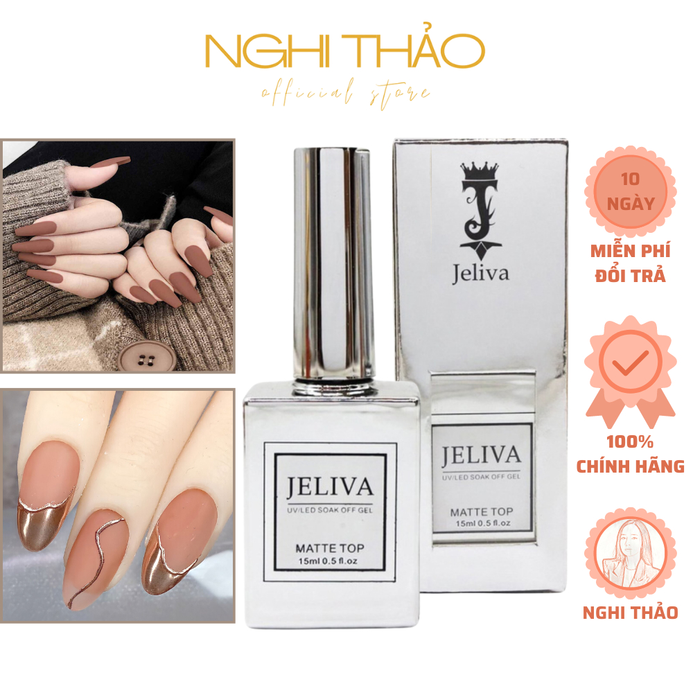 Sơn top lì Jeliva NGHI THẢO 15ml