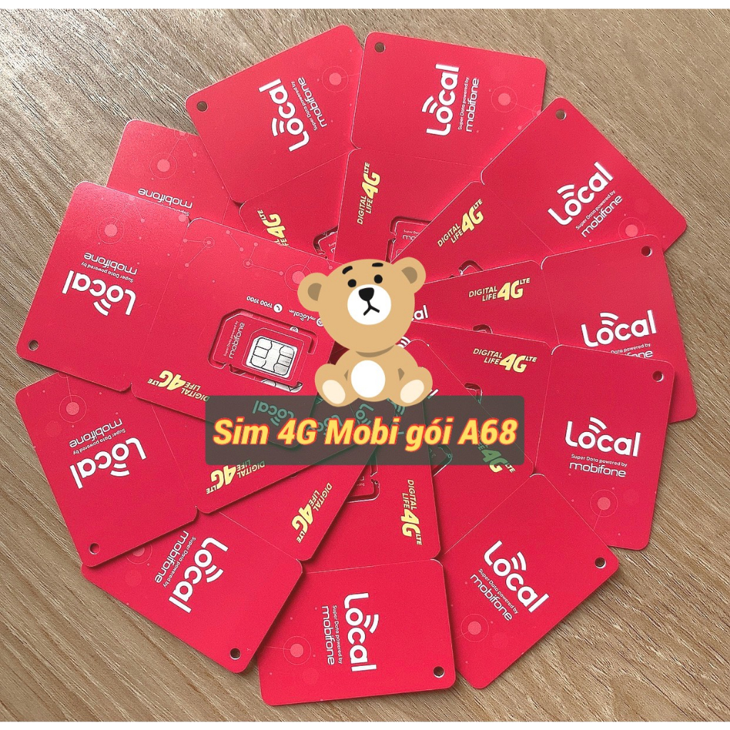 Sim 4G MOBI gói A89, miễn phí nghe gọi, xài mạng 4GB/ngày!!