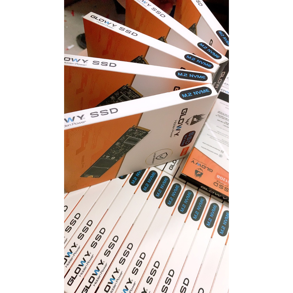 Ổ cứng SSD Glowy M.2 NVME 256GB | 1700MB/S | 2100MS/S- Chính hãng - Bảo hành 3 năm
