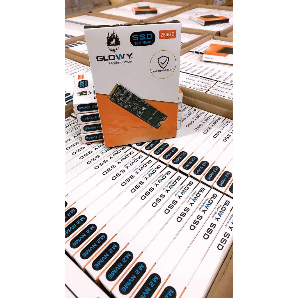 Ổ cứng SSD Glowy M.2 NVME 256GB | 1700MB/S | 2100MS/S- Chính hãng - Bảo hành 3 năm