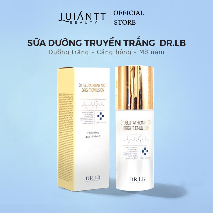 Sữa Dưỡng Truyền Trắng Glutathione DR.LB Hàn Quốc  Luiantt Beauty  dưỡng sáng da mờ thâm dung tích 120ml