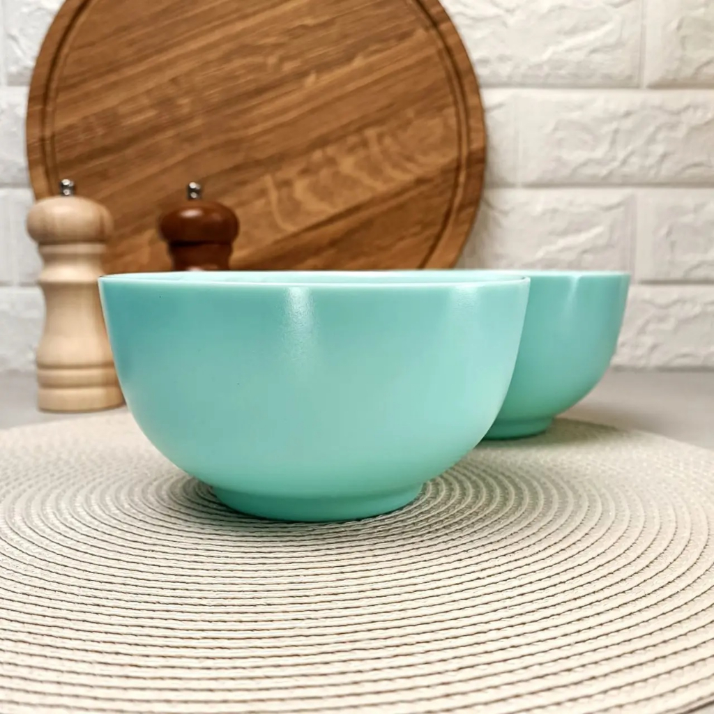 Bộ bát cơm thủy tinh Luminarc Diwali Light Turquoise 6 chiếc 12cm P9201*6 | Hàng chính hãng
