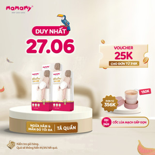 Combo 3 Tã quần ngừa hăm và mẩn đỏ tối đa Mamamy Nhập khẩu Hàn Quốc siêu mỏng, siêu thấm hút size M44/L42/XL32/XXL38