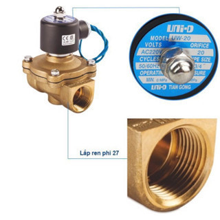 Van điện từ unid uw-20
