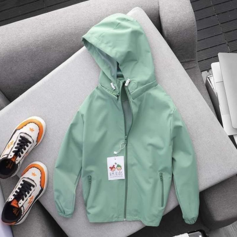 Áo khoác gió trẻ em bé trai,bé gái hàng 2 lớp cute từ 14 đến 40kg HADY KIDS 0240