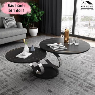 Bàn trà phòng khách, bàn trà hiện đại sang trọng, bàn trà xoay cao cấp thế hệ mới hàng nhập khẩu - nội thất vin home