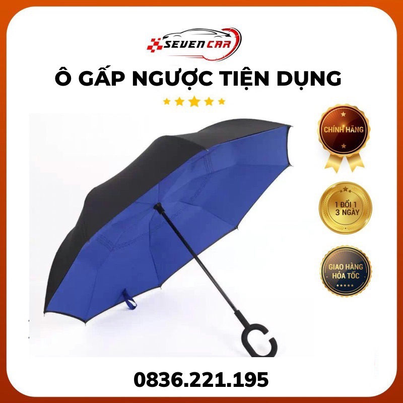 Ô che mưa che nắng, dù che mưa ô tô gấp mở cao cấp chống uv - Seven.car