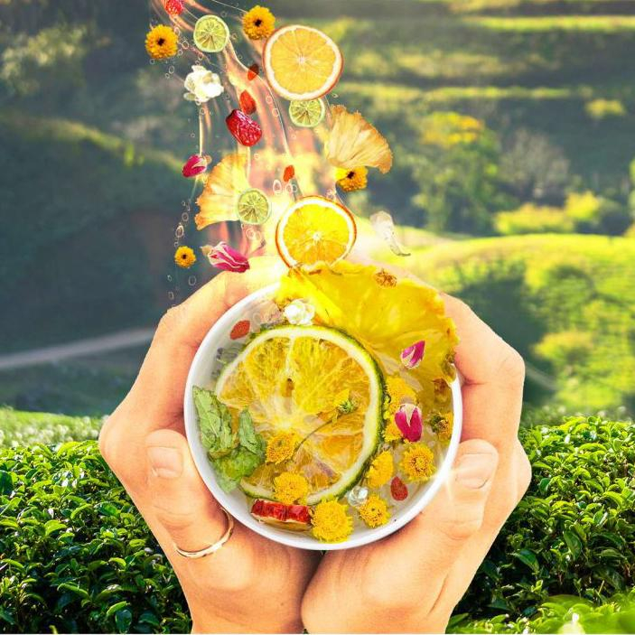 Combo 40 gói trà detox, trà dưỡng nhan tặng bình nước và hạt chia