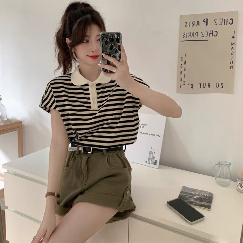 Áo Thun Polo Cổ Sen Cotton, Áo Montogi cổ sen Tay Dơi chất cotton chính phẩm hàng cao cấp