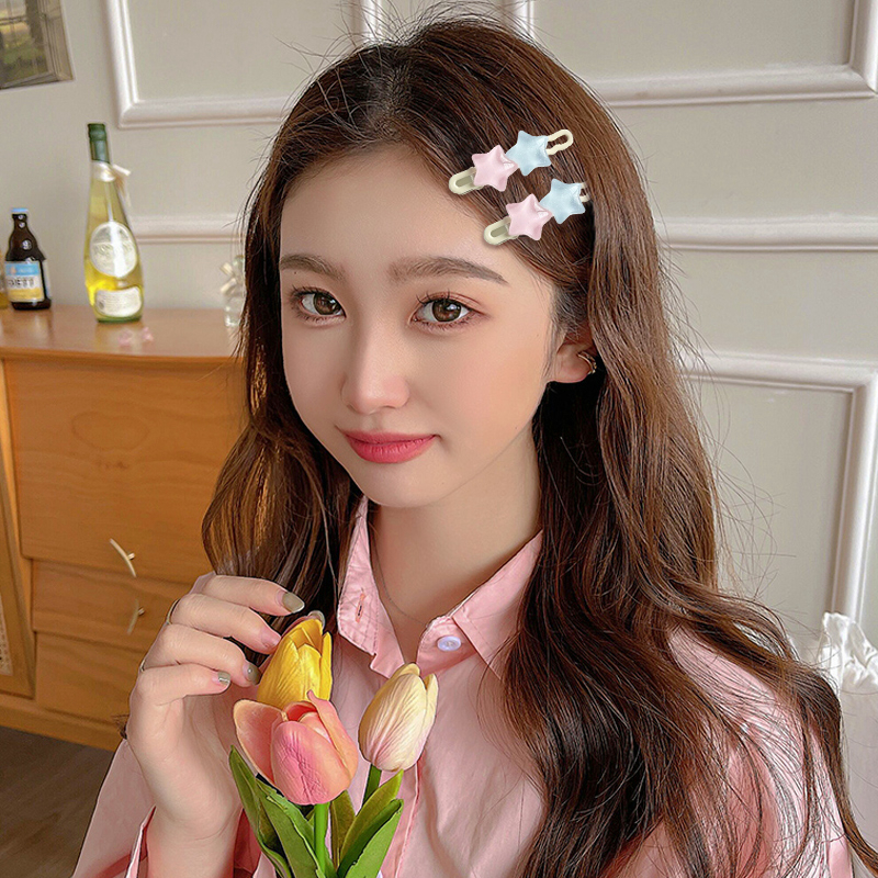 🍒🍒CHERRYKOKO Kẹp Tóc Ngôi Sao Năm Cánh ins Dễ Thương Vui Nhộn Và Ngọt Ngào Cho Nữ
