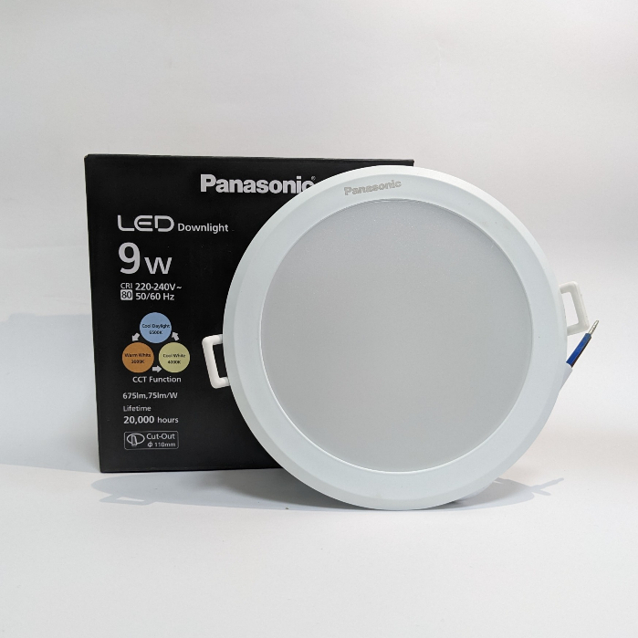 Đèn LED âm trần Downlight Đổi màu Panasonic DN 2G Công suất, khoét lỗ 90mm