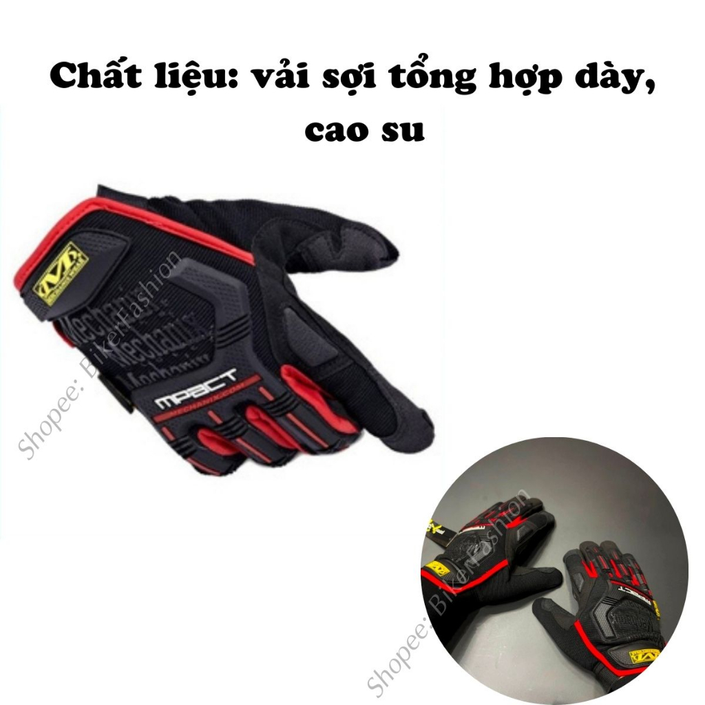Găng tay phượt dài ngón mechanix