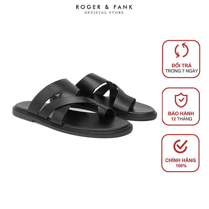 Dép Xỏ Ngón Da Bê Cao Cấp BST Eternal Sandals Roger & Fank