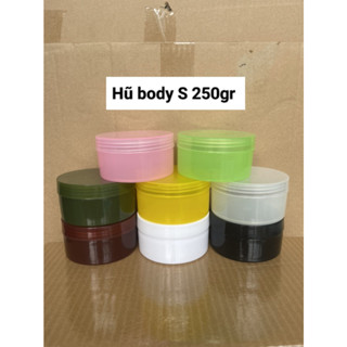 hủ đựng kem body 250g (COMBO 10 CÁI) hủ S