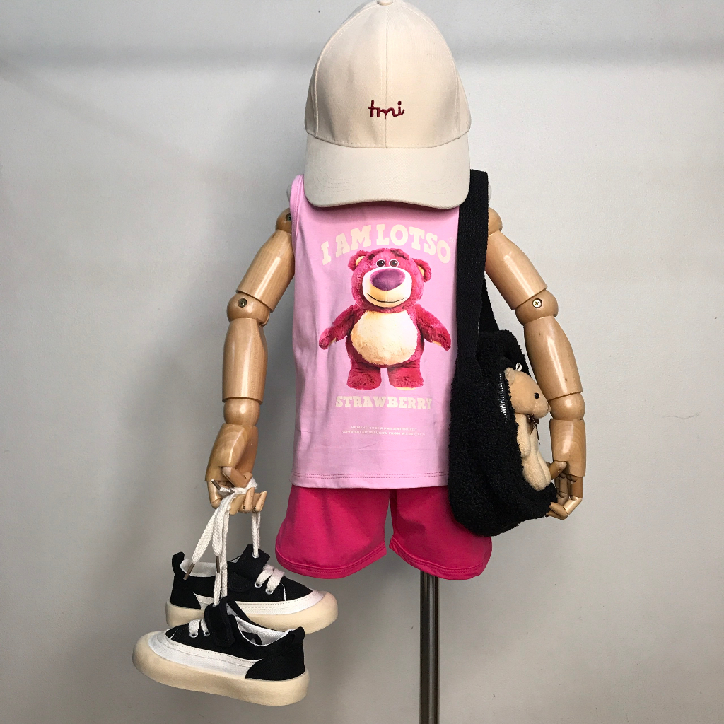 Set Ba Lỗ Trẻ Em BIMIA KIDS, Bộ Sát Nách Cho Bé Cotton Thoáng Mát Đáng Yêu