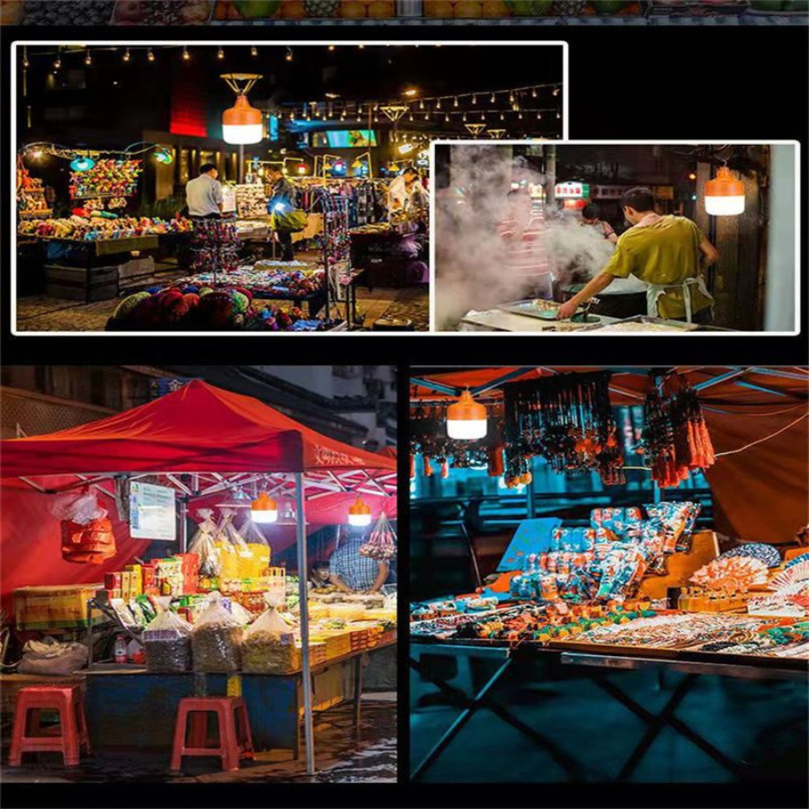 Bóng Đèn Tích Điện Công Xuất 50W 100W 150W 200W Bóng Đèn Led Tích Điện Trống Nước Sạc USB | BigBuy360 - bigbuy360.vn