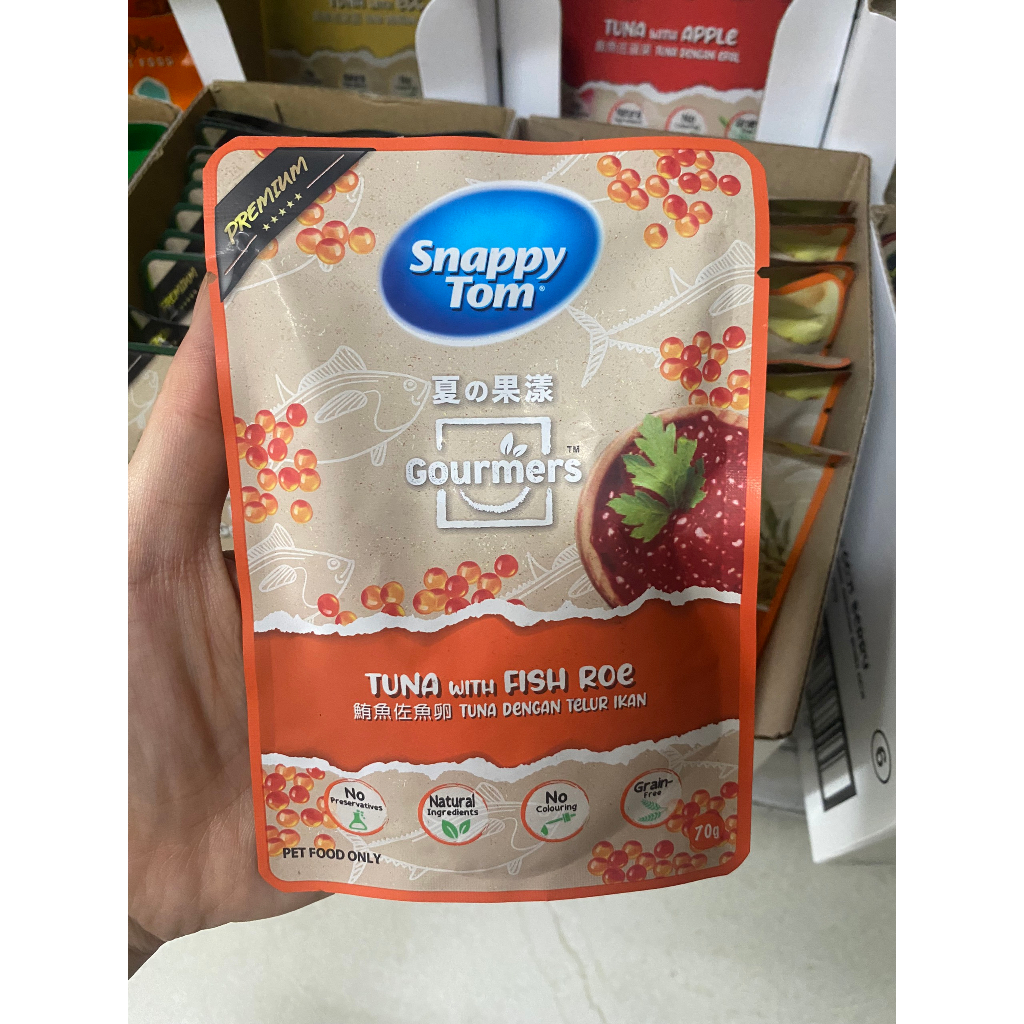 Snappy tom trái cây, pate cho mèo từ thịt và trái cây