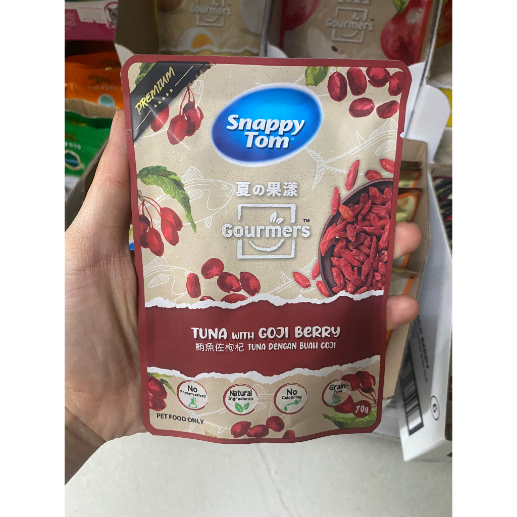 Snappy tom trái cây, pate cho mèo từ thịt và trái cây