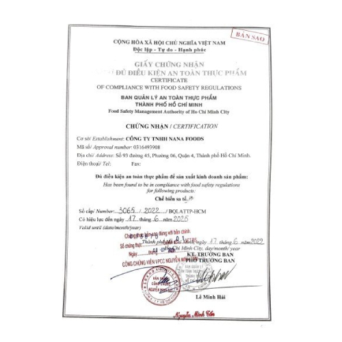 Sa tế cháy tỏi sả - cay the tiêu tứ xuyên Nanafoods 120gr - 100% homemade