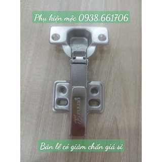 Bản lề có giảm chấn thẳng, cong ít, cong nhiều