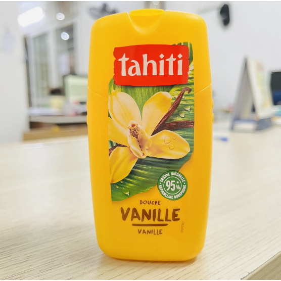 004 Sữa Tắm Tahiti Vanille Gourmande Hương Vani Xách Tay Pháp 250ml