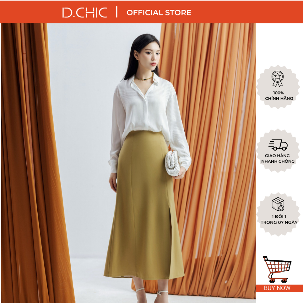 Áo sơ mi lụa kẻ sọc D.CHIC MS: 1812050