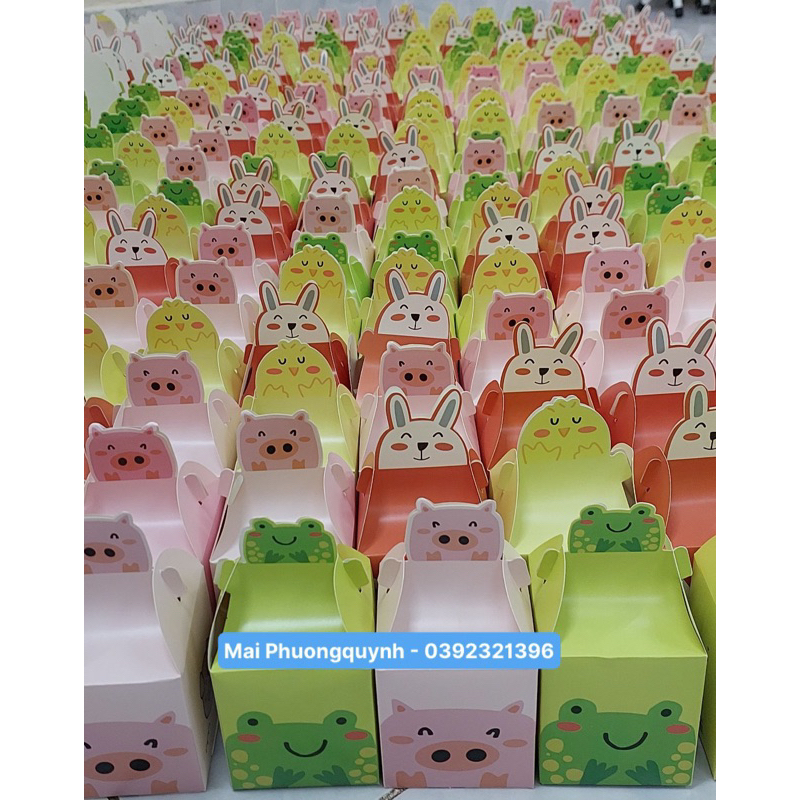 Hộp đựng quà Noel, cute dễ thương , hộp quà giáng sinh