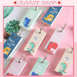 Flashcard mini học từ vựng chữ nhật hình dễ thương, số mini ghi nhớ từ vựng, công thức