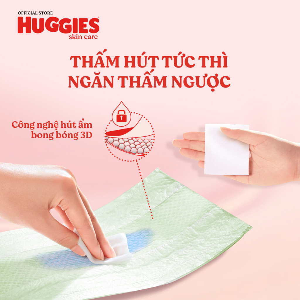 Combo 2 Tã dán Huggies Skincare Super Jumbo M76+6/ L68/ XL60/ XXL54