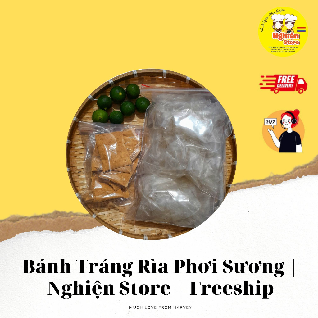Bánh Tráng Rìa Phơi Sương Kèm Muối Nhuyễn | Nghiện Store | Freeship